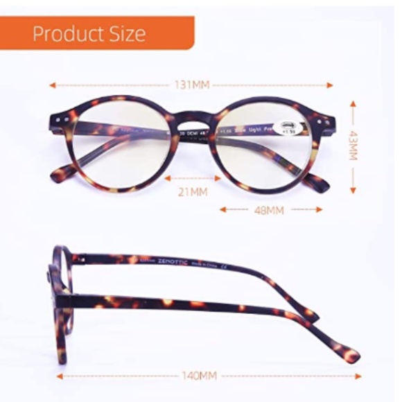 Unisex Glasses Computer Anti Eyestrain - Picture 7 of 7